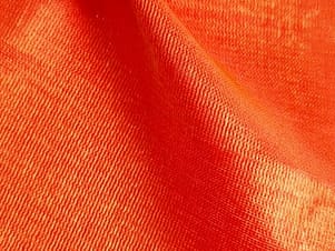 Polyester Fabric, 60″ Wide Shimmer Shantung in Gold/Red by EESCO