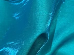 Polyester Fabric, 60″ Wide Shimmer Shantung in Peacock/Teal by EESCO
