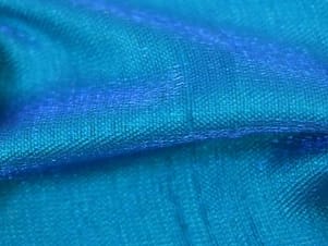 Polyester Fabric, 60″ Wide Shimmer Shantung in Purple/Peacock by EESCO