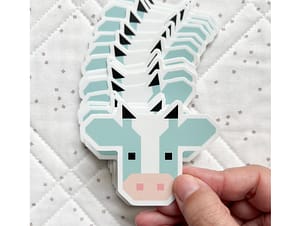 Blue Annabelle Stickers By Cotton & Joy