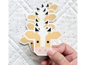 Yellow Annabelle Stickers By Cotton & Joy