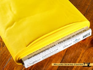 Cotton Fabric, 43"/44" Wide Confetti Cottonâ„¢ in Lemon Zest by Riley Blake Designs