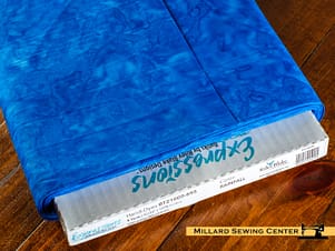 Cotton Fabric, 43/44″ Batiks Hand-Dyed in Rainfall by Riley Blake