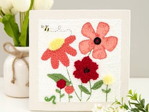 Punch Needle Embroidery Kit, 10" In Bloom by Kimberbell