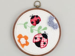 Punch Needle Embroidery Kit, Bugs & Blooms by Kimberbell