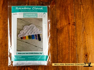 Rainbow Cloud Toy Pattern Kit by Kate Bierle