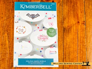 Holiday Rope Bowls Machine Embroidery Designs by Kimberbell