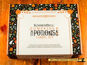 Fabric Kit, Pumpkins and Potions Ladder Quilt by Maywood Studio for Kimberbell