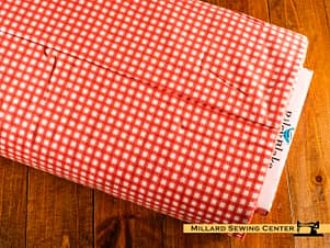 Cotton Flannel Fabric, 43"/44" Wide Gingham Red The Tale of Peter Rabbit From Riley Blake Designs
