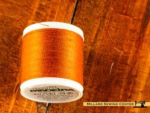 Aerofil 40wt Polyester Thread in 9735 Brown by Madeira