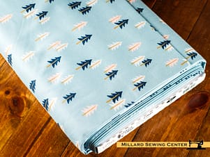 Cotton Fabric, 43"/44" Wide Forest Villageâ„¢ in Sky by Riley Blake Designs