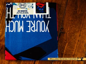 Cotton Fabric, Fat Quarter Single, Superman by Camelot