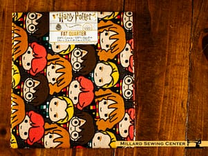 Cotton Fabric, Fat Quarter Single, Harry Potter by Camelot