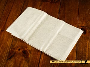 Cotton Fabric, 44″/45″ Wide Kimberbell Basics in Grey Linen Texture by Maywood Studio