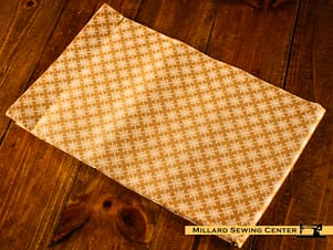 Cotton Fabric, 44″/45″ Wide Kimberbell Basics in Caramel Sparkle by Maywood Studio