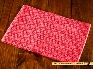 Cotton Fabric, 44″/45″ Wide Kimberbell Basics in Red Tufted by Maywood Studio