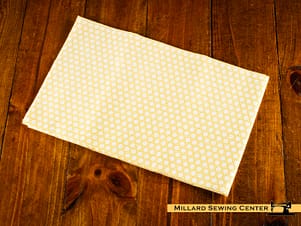 Cotton Fabric, 44″/45″ Wide Kimberbell Basics in Yellow HoneyComb by Maywood Studio