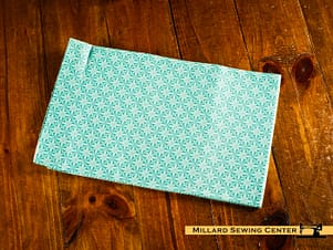 Cotton Fabric, 44″/45″ Wide Kimberbell Basics in Aqua Tufted by Maywood Studio