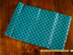 Cotton Fabric, 44″/45″ Wide Kimberbell Basics in Aqua Sparkle by Maywood Studio