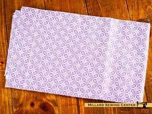 Cotton Fabric, 44″/45″ Wide Kimberbell Basics in Purple Tufted by Maywood Studio