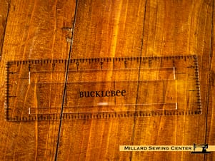 Ruler, Little Bee for PreCuts, 2-1/2"x8" By Bucklebee