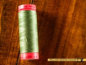 Silk Finish 50wt Mercerized Cotton Sewing Thread in 0646 Palm Leaf by Mettler
