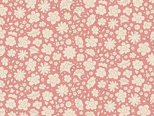 Cotton Fabric, 44" Wide in Carla Pink by Tilda