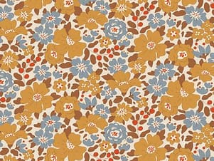Cotton Fabric, 44" Wide in Harper Saffron by Tilda