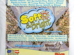 Batting, Polyester Soft & Bright by The Warm Company