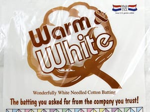 Batting, Cotton Warm & White by The Warm Company