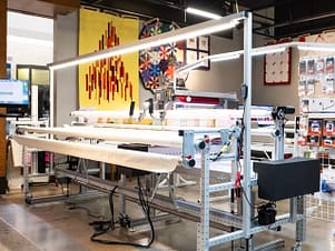 Innova M28 with Janome QM15 in background