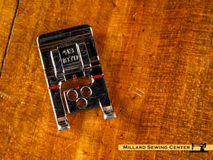 Yarn Foot, Three Hole for Most Models of Husqvarna Viking Sewing Machines