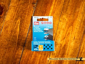 Snaps, "ANORAK" Style 12 mm 10 Piece Refill Pack in Silver by Prym