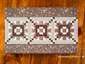 Quilt Kit, Modern Prairie Down the Garden Patch Table Runner by Riley Blake Designs