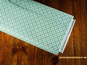 Woven Cotton Fabric, 43"/44" Wide in Aqua, A You & Me by Sandy Gervais Design by Riley Blake Designs