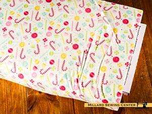 Cotton Flannel Fabric Fabric, 43"/44" Wide in White by Riley Blake Designs