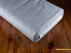 Cotton Fabric, 108" Wide in Twist Wide Grey by Dashwood Studio