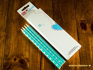 Erasable Pencil, White in Pink or Turquoise by Prym Love (Water)