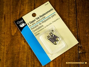 Zipper Tab Replacements, Nickel, 2 piece set by Dritz