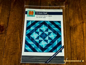 Quilt Pattern, Ombre Star by Sam Hunter