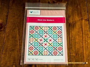 Quilt Pattern, Meet The Makers by Bluebird Patterns by RBD