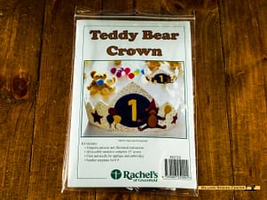 Teddy Bear Birthday Crown Pattern Kit