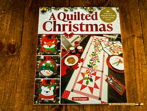 Quilt Pattern Book, A Quilted Christmas by Deb Gorgan
