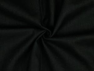 Linen Washed Fabric, 54/55" Wide in Black by Verhees
