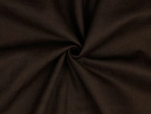Linen Washed Fabric, 54/55" Wide in Dark Brown by Verhees