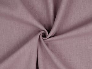 Linen Washed Fabric, 54/55" Wide in Mauve by Verhees