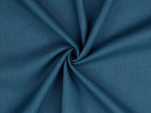 Linen Washed Fabric, 54/55" Wide in Blue by Verhees