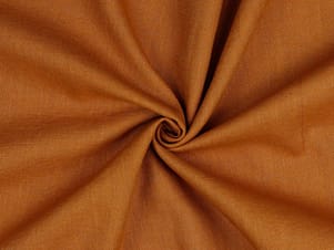 Linen Washed Fabric, 54/55" Wide in Cognac by Verhees