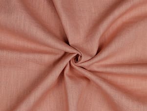 Linen Washed Fabric, 54/55" Wide in Old Rose by Verhees