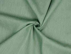 Linen Washed Fabric, 54/55" Wide in Dark Mint by Verhees